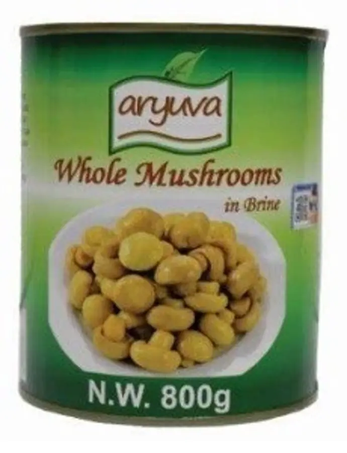 Aryuva Whole Mushroom In Brine 800g